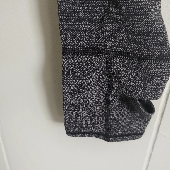 Lululemon Still Mind Tight *33" In Interlink Ice Grey Black Size 4 - Picture 3 of 8